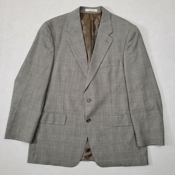 Vintage Chaps Ralph Lauren Mens 44 Two Button Blazer Wool Sport Coat Jacket - Picture 1 of 13